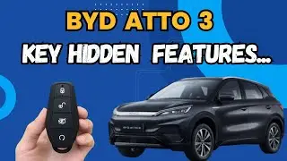 BYD Atto 3 Hidden Remote Key Fob Feature | Open & Close Windows with Remote 🔑