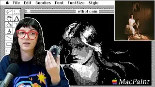 Можно ли нарисовать Этель Кейн в программе для рисования 1984 года (MacPaint)?