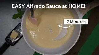 Only 5 Ingredients?! Creamiest Alfredo Sauce in 7 Minutes #alfredo #easyrecipe