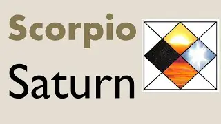 Saturn in Scorpio
