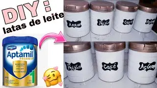 DIY:FAÇA VOCÊ MESMO |LINDAS LATAS DE MANTIMENTOS E DECORAÇÃO