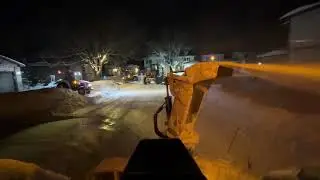 John Deere Snow Blowing a FULL Driveway &mdash; Fast, Clean, No Mess