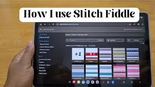 How I use Stitch Fiddle website to graph my blanket patterns. 