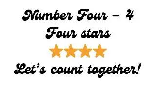 Number One &ndash; 1 One apple 🍎 Let&rsquo;s count  One!