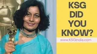 KSG DYK - Who among the following was India&rsquo;s first Oscar winner #UPSC #IASCoaching #Shorts