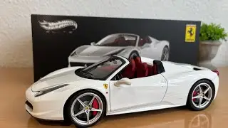 Коллекция Hot Wheels Elite Ferrari 458 Spider 1:18