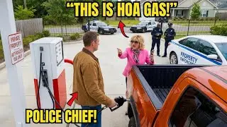HOA Karen Called Cops When I Refused to Give Her Free Gas &mdash; Too Bad I'M the Police Chief!