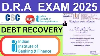 D.R.A. Exam Question Answer Latest DRA Exam Question Answer 2025 Hindi English (Debt Recovery 2025)