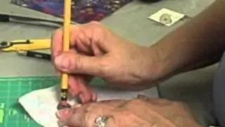 How to install a magnetic snap in a purse.