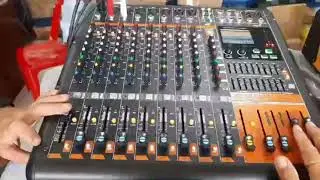 Power Mixer  8ช่อง มีครอสโอเวอร์ในตัว เอฟเฟคสแท้ อีคิว 2 ข้าง แยกซับด้วยอิสระกำลังขับ750W ข้างละ  ￼