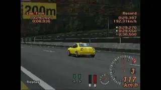 Gran Turismo 2 Licence Test B2 Start Acceleration & Braking 2