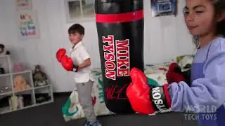 Mike Tyson Kid's Boxing Punching Bag Set only by World Tech Toys