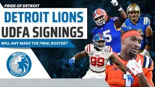 Lions UDFA Class Faces Tough Road to Roster Spots