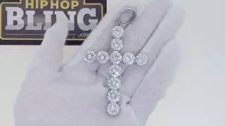 Never Tarnish 10MM Bling Bling Cross | Hip Hop Jewelry