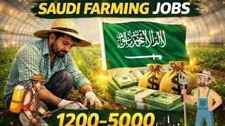 Saudi Arabia Agriculture Jobs🇸🇦 | Salary, Benefits, Apply Process | Pakistani Worker