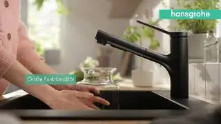 Hansgrohe ZESIS K&uuml;chenarmaturen in Schwarz | SHK Badshop