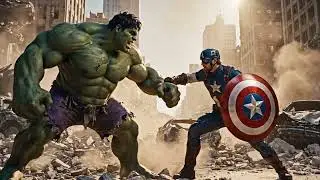 Hulk and Captain America fighting video #Hulk #Captain America 