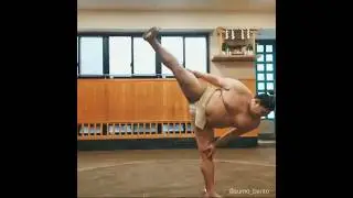 Shiko! Excellently performed by Abi #sumo #wrestling #大相撲 #shiko