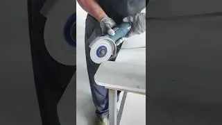 Double-Sided Blade Rounds Marble Corners Like Butter #sawblade #grinding