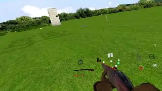 VR Skeet shooting with over-under and laser pointer (CLAZER)
