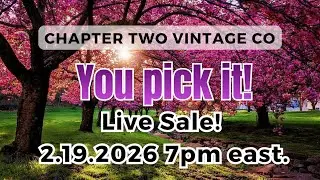 Chapter Two Vintage Co LIVE SALE! 🔴