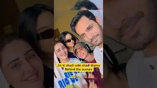 Jin ki shadi unki shadi drama episode 15 16 17 18 btas - Behind the scenes #jinnkishadiunkishadi