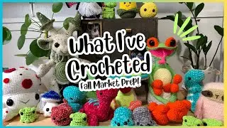 What I've Crocheted Since July | Market Prep | Studio Vlog 133