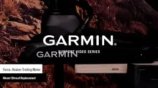 Garmin Support | Force&reg; Kraken Trolling Motor | Mount Shroud Replacement