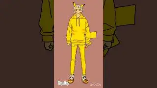 Human Pikachu 😷/Fanart Transformation//#pokemon#pikachu#fanart #transformation#pok&eacute;mon