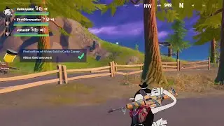 Fortnite Chapter 2 Season 8 Find Bottles Of Midas Gold In Catty corner