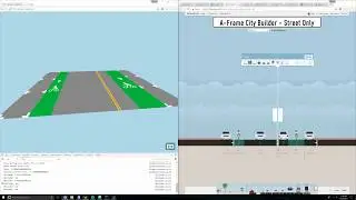 Streetmix.net mixed with A-Frame for 3D visualization
