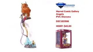 Marvel Comic Gallery Angela PVC Diorama Unboxing + 360