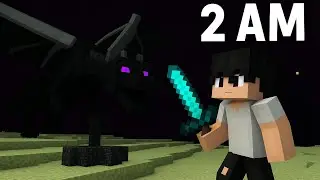 Minecraft SpeedRun But At  2:30a.m!