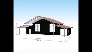 ARIZONA 26 X 60 BARN STYLE BARNDOMINIUM COVERED PORCH