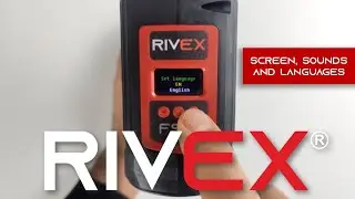 Adjusting the screen, sounds and languages on a RIVEX&reg; FS12 battery rivet nut tool