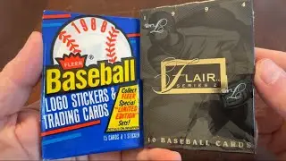 LET&rsquo;S OPEN A HIGH-END PACK! 1988 Fleer & 1994 Flair Baseball Cards #openingwax #sportscards