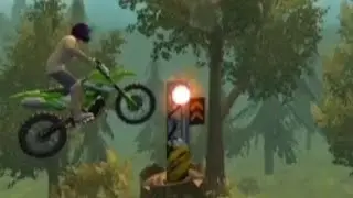 Bike stunt of road