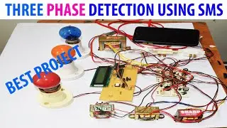 Three phase power failure detection using arduino and sms