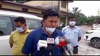 BTR Chief Pramod Boro after discussion with ABSU on BTR accord implementation.