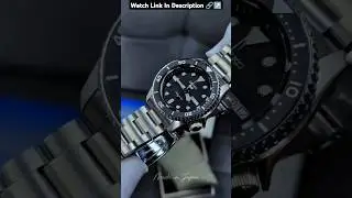 Seiko Automatic Black Luxurious Elegant Men's Watch #luxurywatchesformen #elegantwatches #seiko