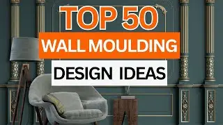 Wall Molding Design & Wall Trims design in Budget l Wall Paneling ideas|TV Wall design #wallmoulding