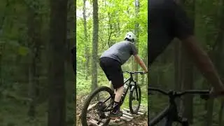 7 year old films Dad riding his bike in slow motion