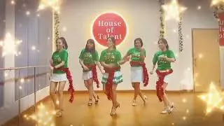 ALL I WANT FOR CHRISTMAS IS CUMBIA Line Dance Demo Video By DTA H.O.T Dancers (@MariahCarey)