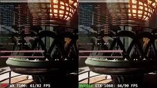 Tom Clancy's Rainbow Six Extraction Benchmark Run - AMD Radeon WX 7100 vs Nvidia GTX 1060 6 GB