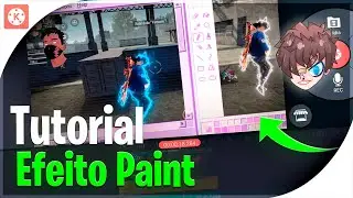 COMO FAZER EFEITO TELA PAINT FREE FIRE  - EFEITO PAINT RUOK FF TUTORIAL - EFEITOS RUOK