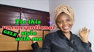 Unconventional style is still showing on Tinuberrys place #geletutorial #gelestyles #beginners #gele