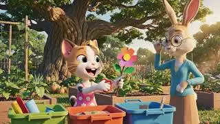 Part 9&ndash;17 | Green Garden Journey &ndash; Learning Environmental Protection with Teacher Bunny