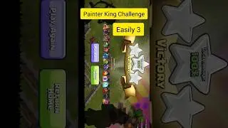 *New* Painter king challenge event easily 3 ⭐ । Clash of Clans #coc #shorts #viral