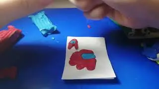 Объемная картинка Among Us/Three-dimensional picture Among Us