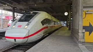 DB ICE 4 (BR 412) departing Basel SBB to Berlin Ostbahnhof 